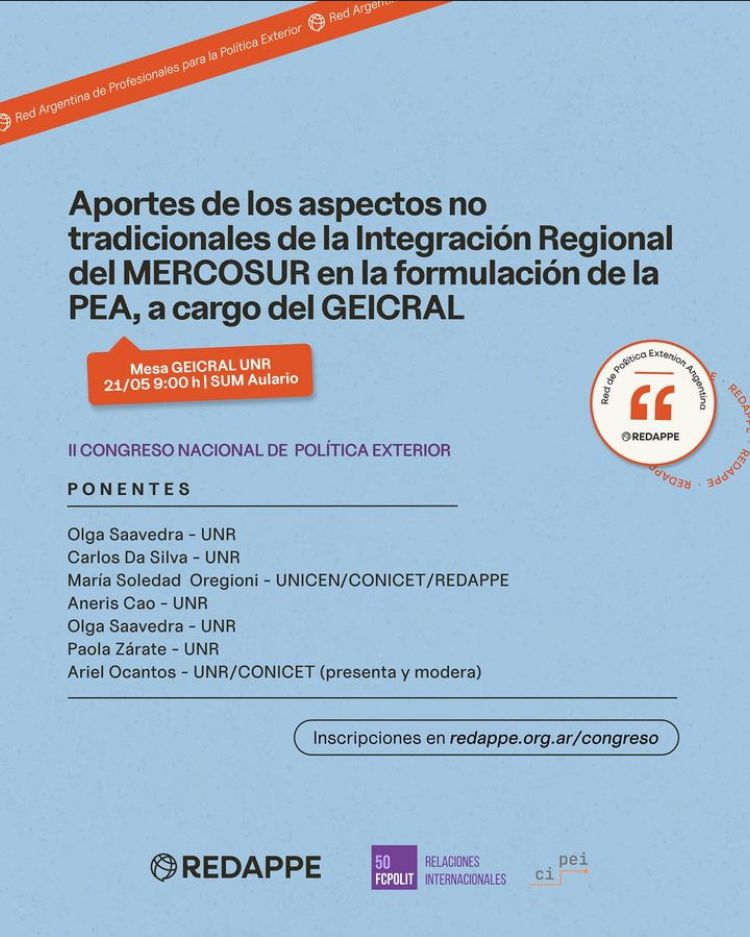 GEICRAL estuvo presente en el II Congreso Nacional de Política Exterior ...